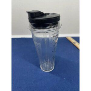 Genuine Nutri Ninja 24oz To-Go Bullet Blender Jar Cup Bottle Container with Lid